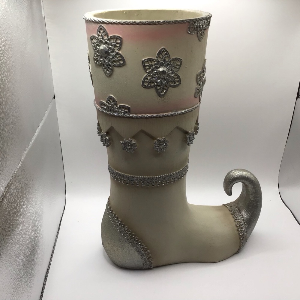 Elegant Silver Embellished Decorative Elephant